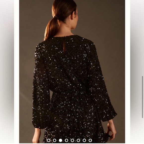 SUNDAY IN BROOKLYN BALLOON-SLEEVE MINI DRESS - Picture 4 of 8